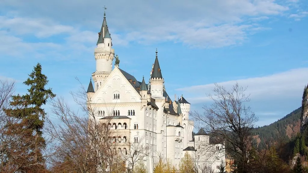 Neuschwanstein i Tyskland