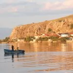 Sjön Ohrid, Albanien