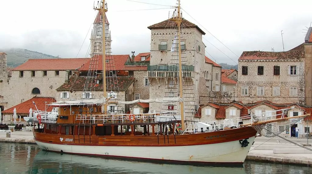 Trogir i Kroatien