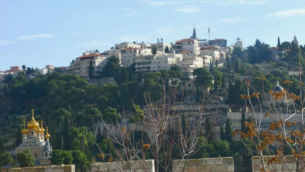Olivberget, en av alla sevärdheter i Jerusalem