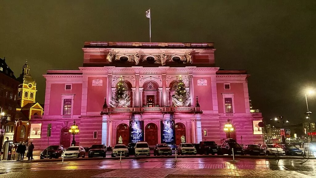 Kungliga Operan i rosa