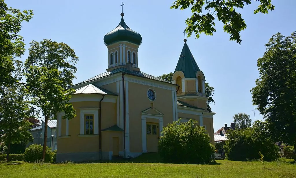 Ortodox kyrka i Haapsalu i Estland