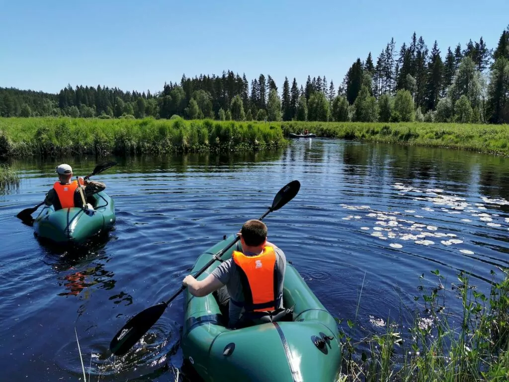 Packraft i Alsterån