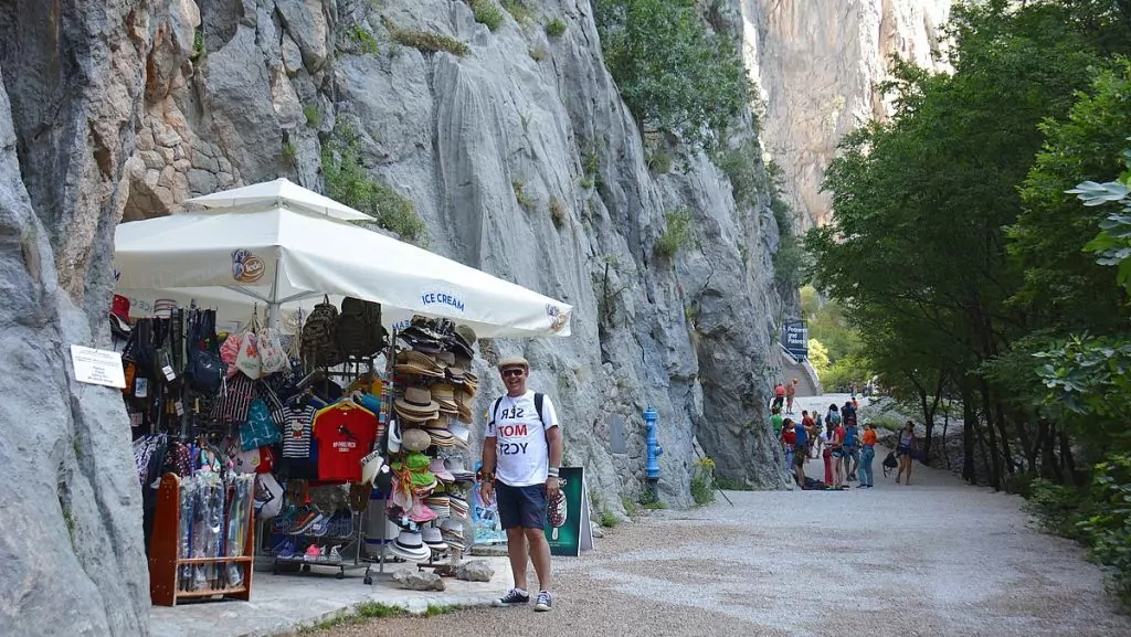 Paklenica nationalpark i Kroatien