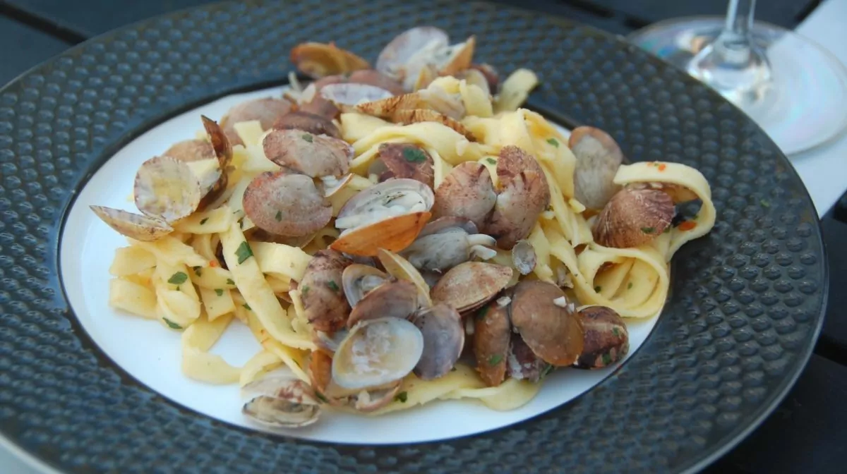 Pasta med musslor