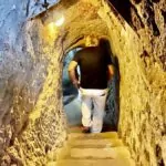 Den underjordiska staden i Derinkuyu, Turkiet