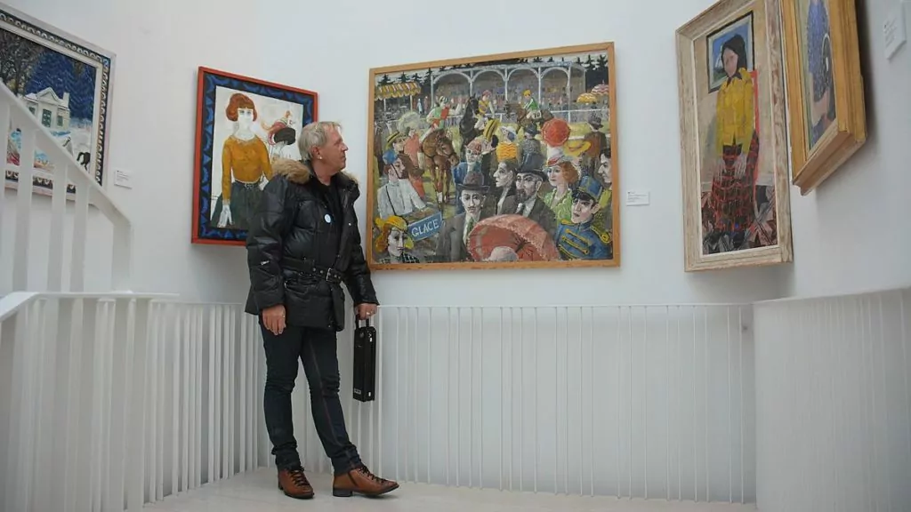 Peter på Sven-Harrys konstmuseum
