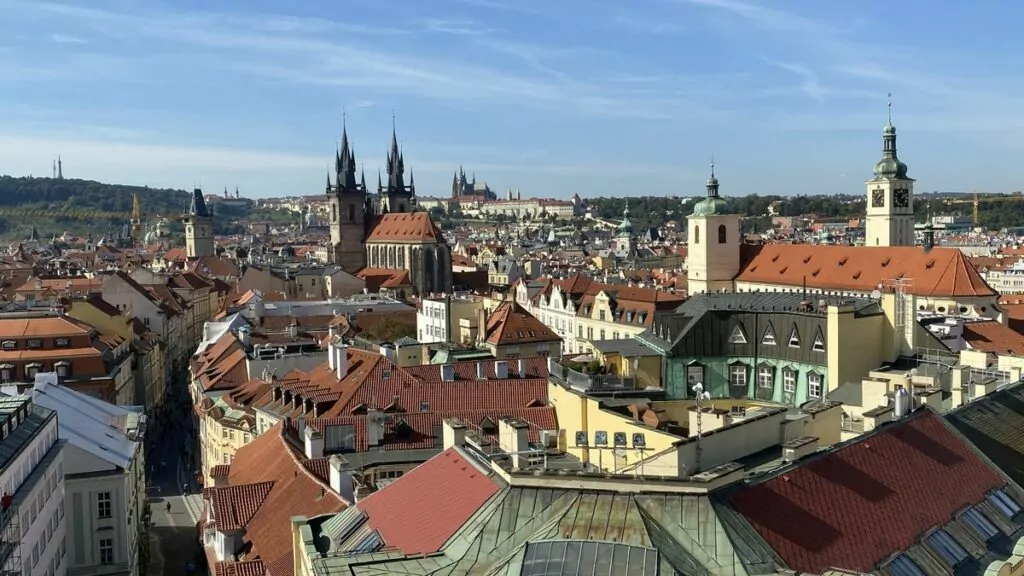 Göra i Prag - utsikt från Krutporten