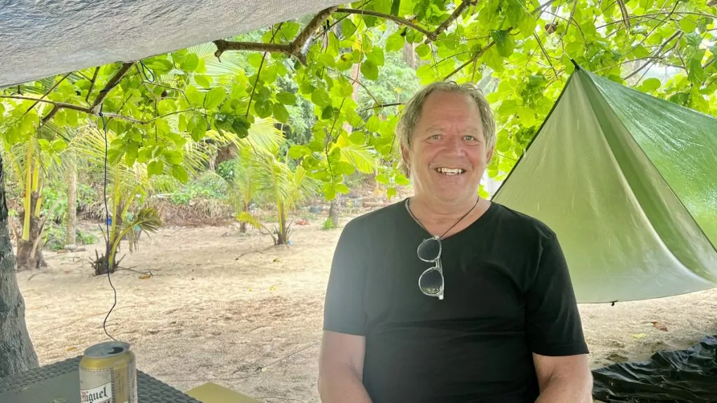 Peter på Puka Beach