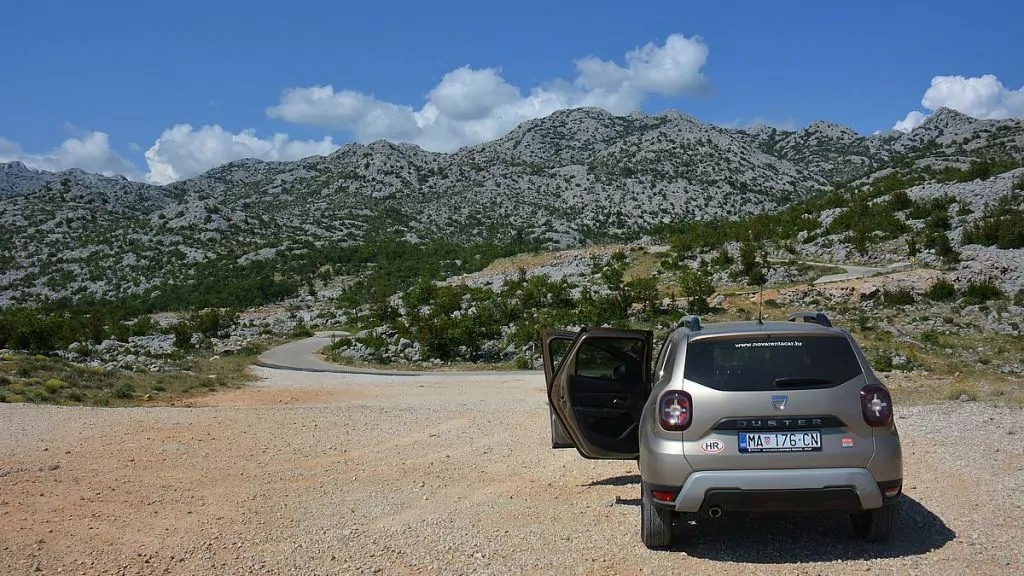 Utsiktspunkt vid Paklenica Starigrad