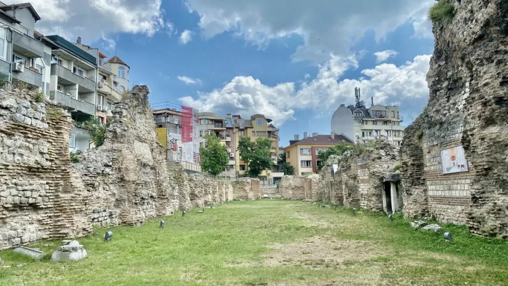 Göra i Varna i Bulgarien - romerskt bad