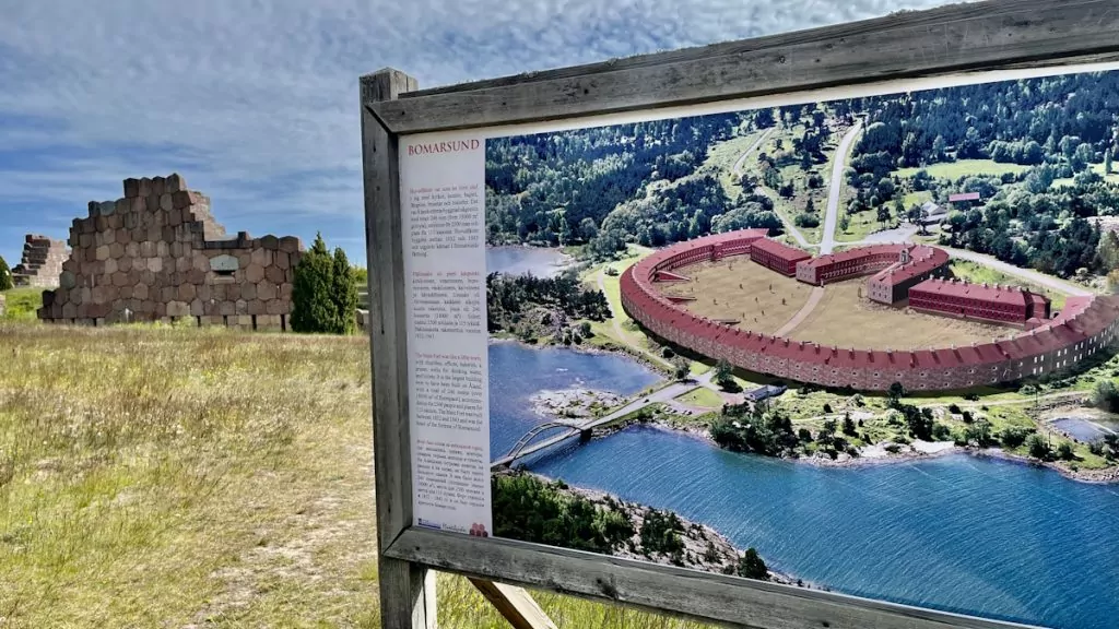 Att besöka Bomarsunds fästning på Åland