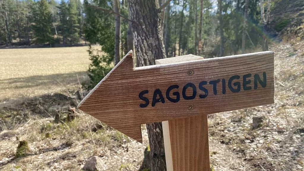 Sagostigen i Törnskogens naturreservat