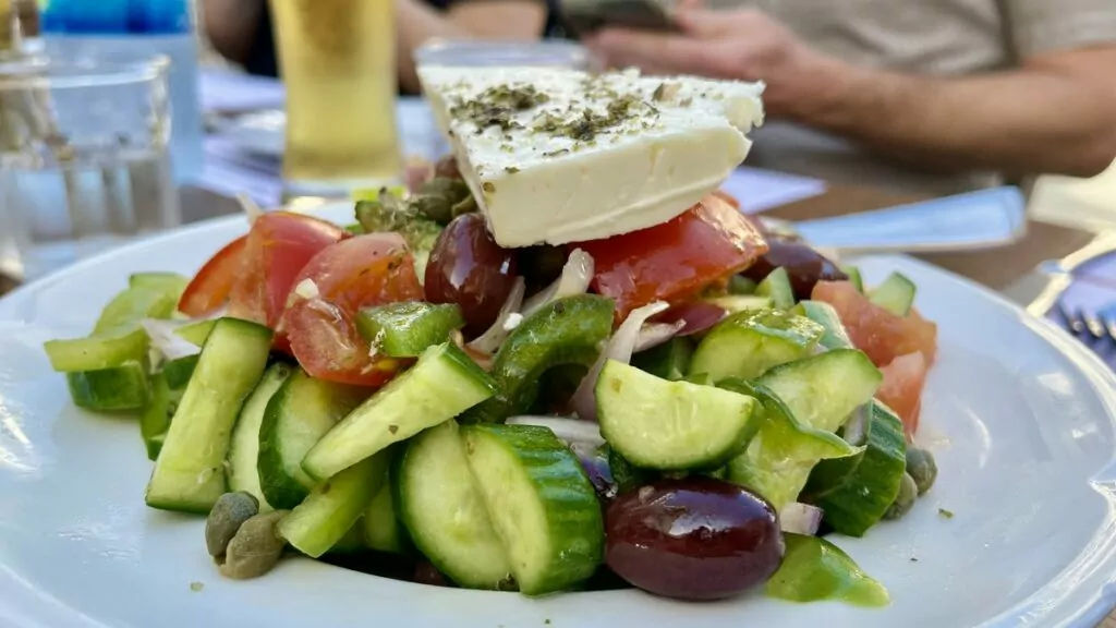 Restaurang Kipriakon - grekisk sallad