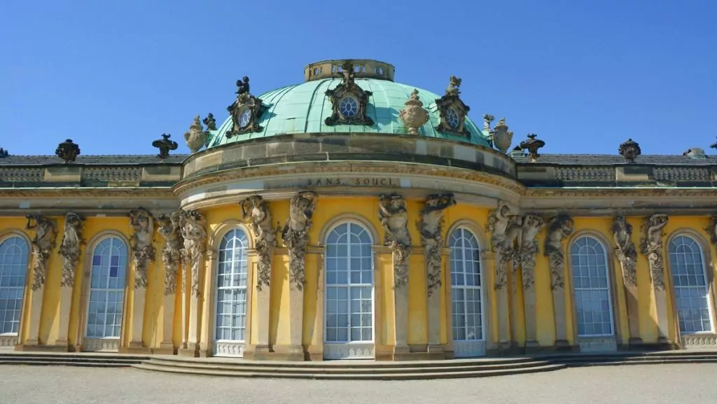 Potsdam i Tyskland - slottet Sanssouci