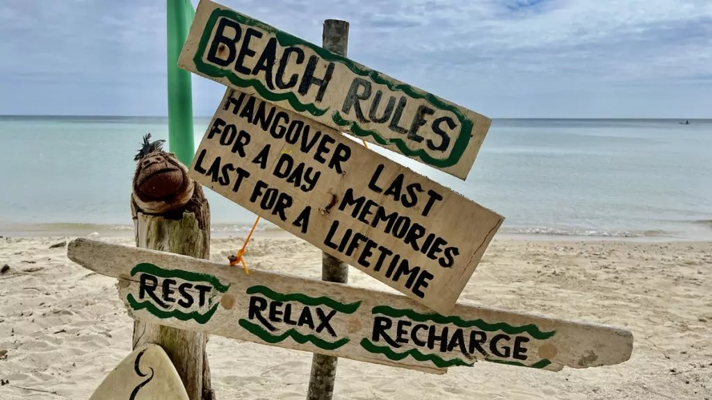 Beach rules