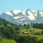 Med tåg genom Schweiz