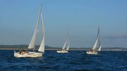 Segeltur genom Oderlagunen - Szczecin Lagoon