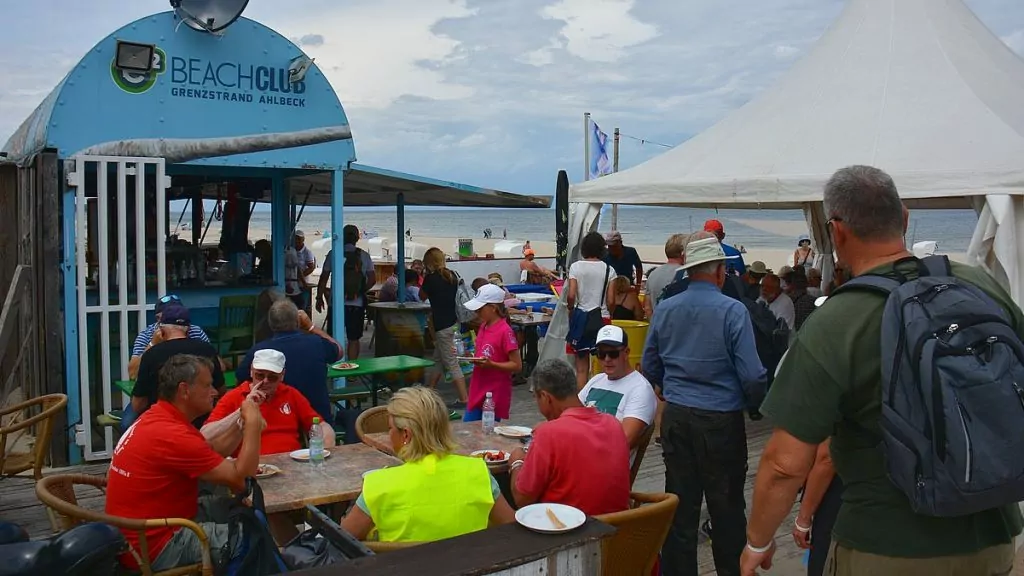 Beachclub på ön Usedom