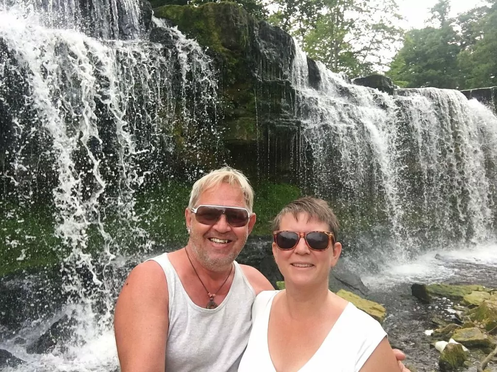 Selfie vid Keila vattenfall