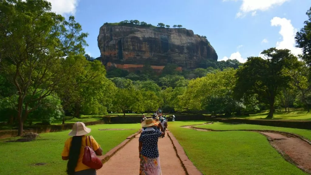 Att bestiga Sigiriya