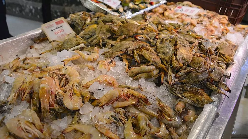 Mat i Egypten - fisk och skaldjur