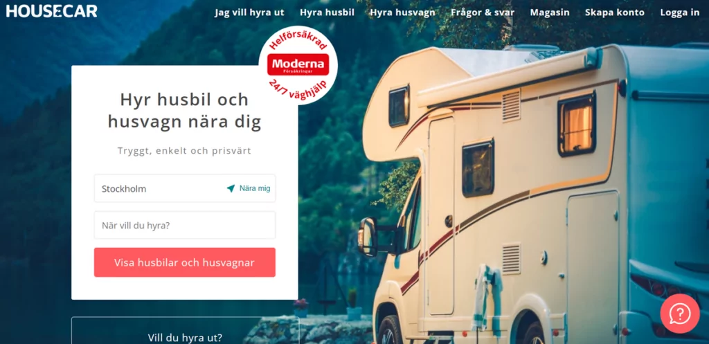 Hyra husbil hos HouseCar