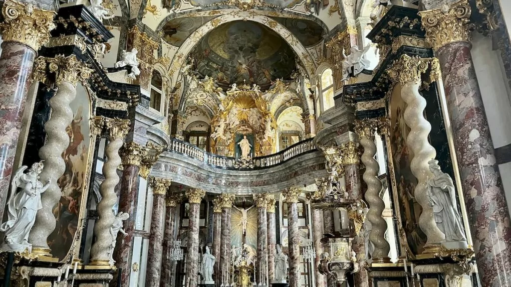 Hofkirche vid Residenset i Würzburg