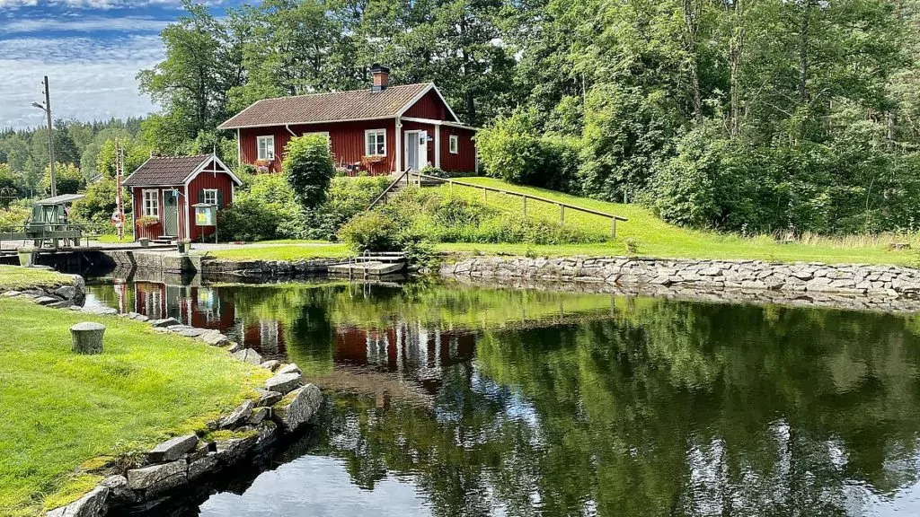 Dalslands kanal med husbil