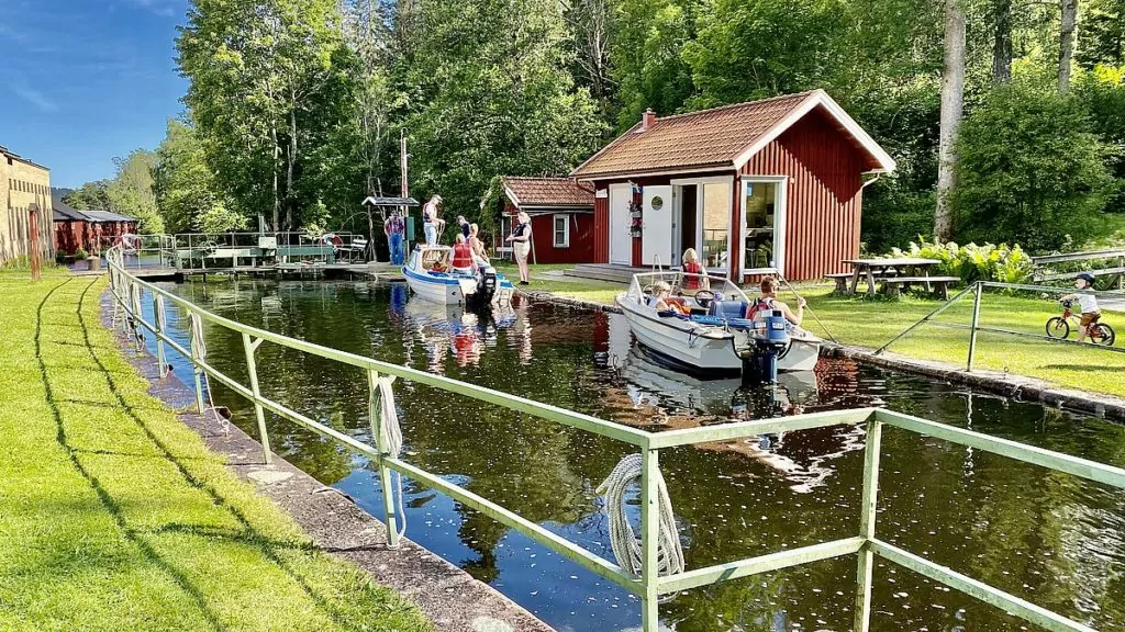 dalslands kanal med husbil - Dals Långed