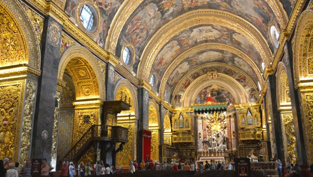 Sevärdheter på Malta - St John's Co-Cathedral i Valletta