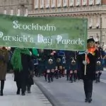 Parad i Stockholm på St Patrick’s Day