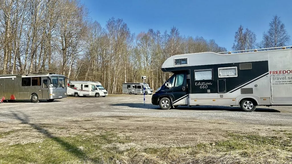 Ställplats vid Alnängsbadet