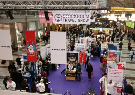 Stockholm Travel Show på T-centralen idag