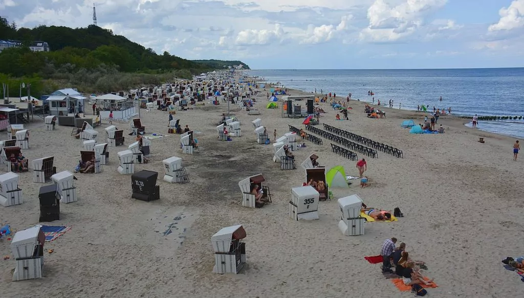 Stranden i heringsdorf