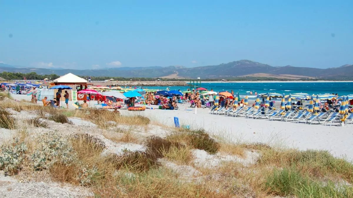 Strand i Porto Pino