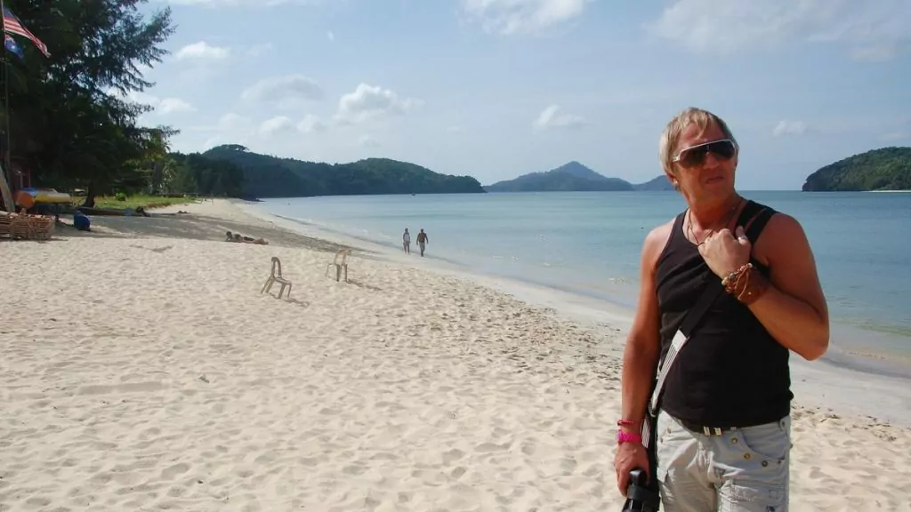 Stranden Langkawi - värme i mars