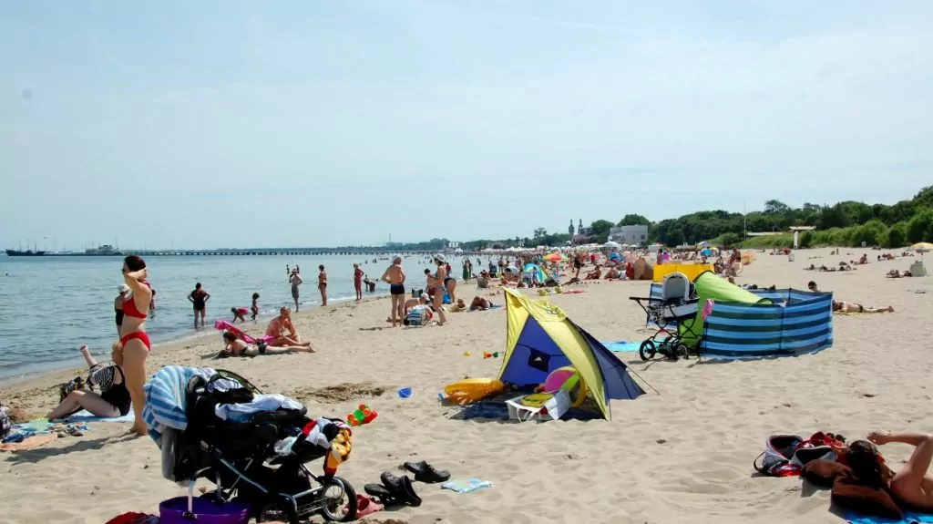 Strandliv i Sopot