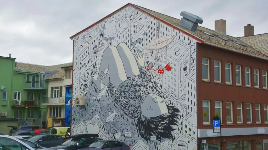 Mera street art i Bodö