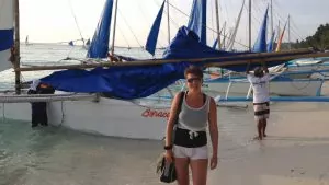 Sunset sailing