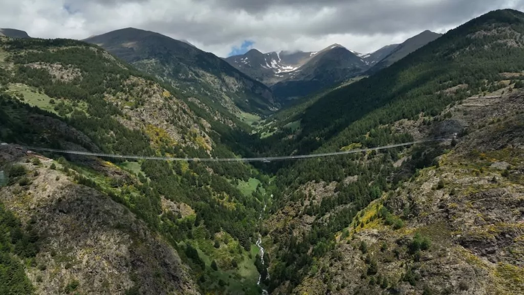 Hängbron i Canillo