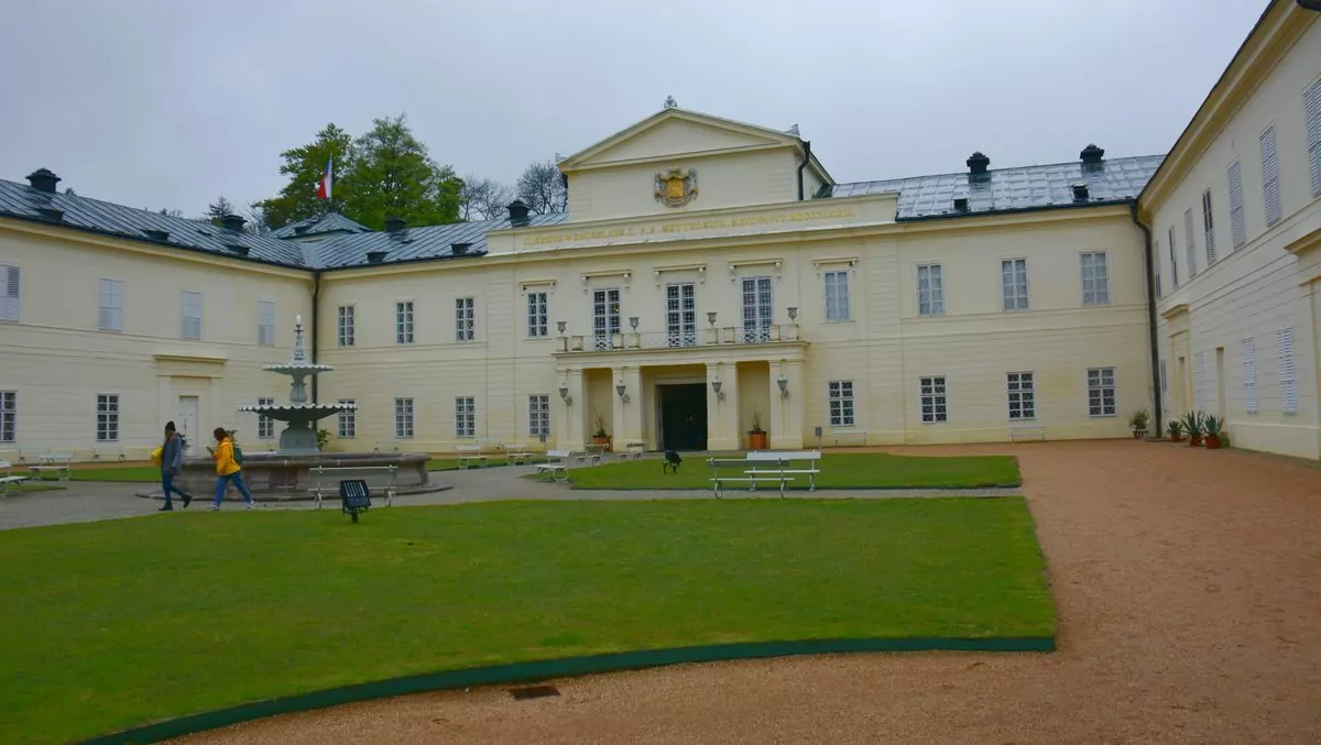 Slottet Kynžvart i Tjeckien
