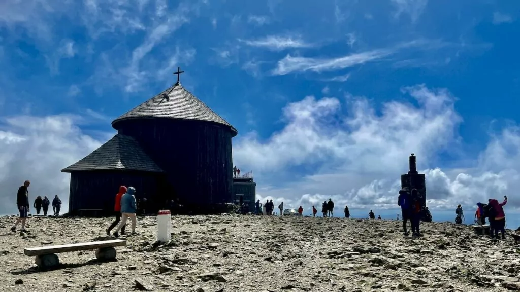 Tjeckiens högsta berg - Sněžka - St Laurentiuskapellet