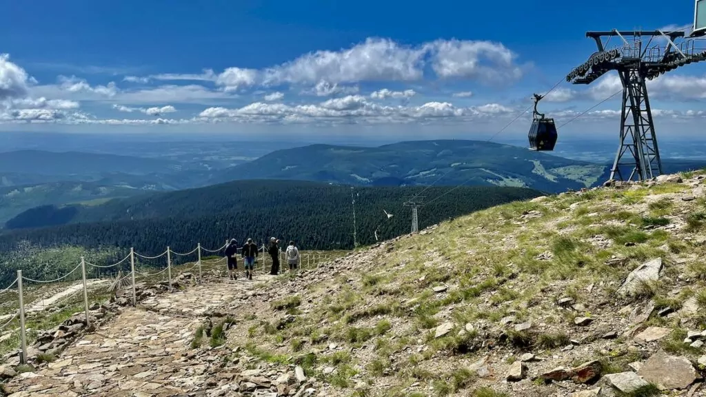 Tjeckiens högsta berg - Sněžka