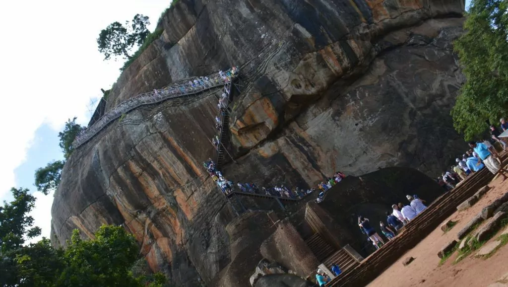 Att bestiga Sigiriya