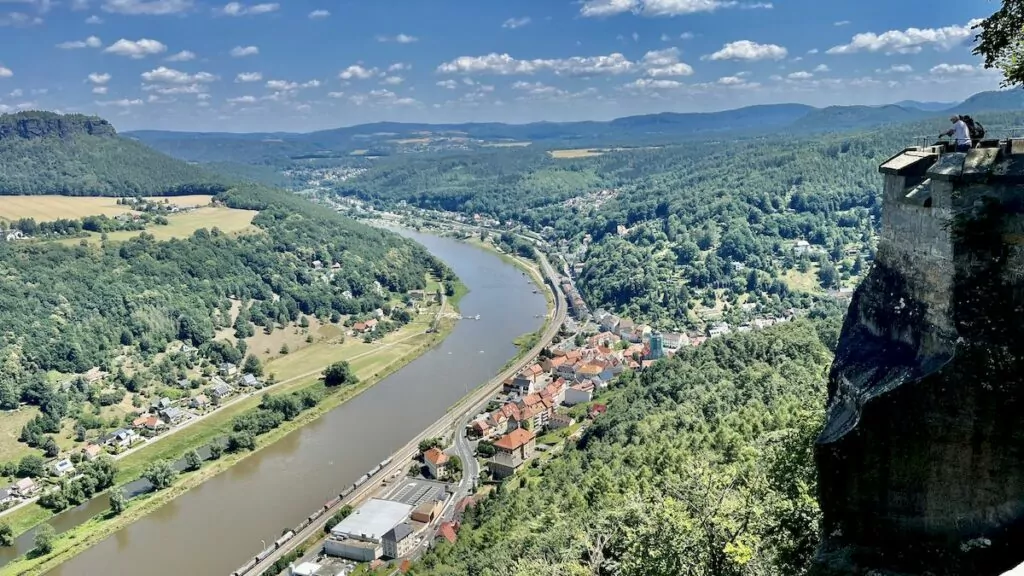 Utsikt över Elbe