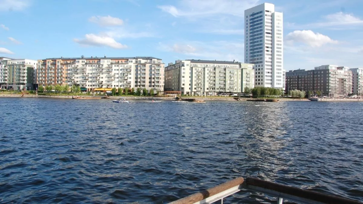 Utsikt från en aquavilla