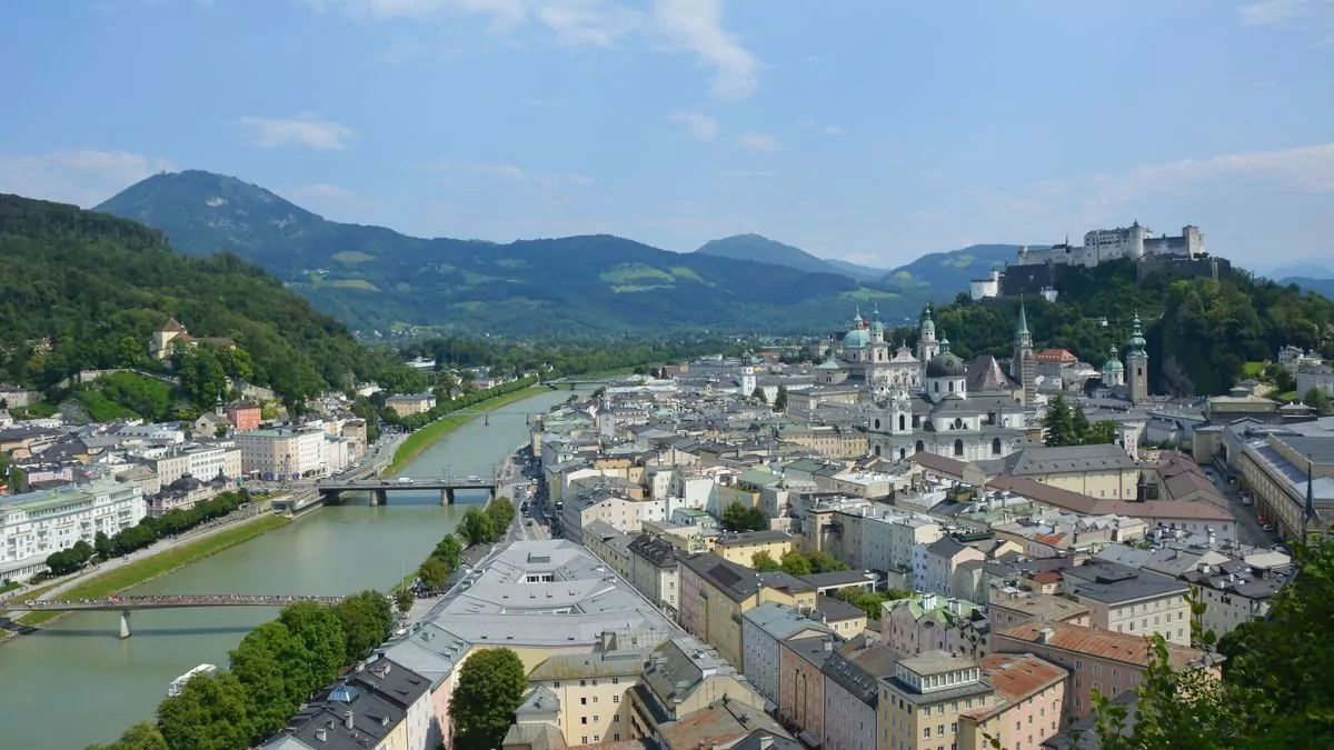 Utsikt över Salzburg