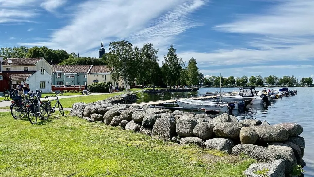 Strandpromenad vid Vättern