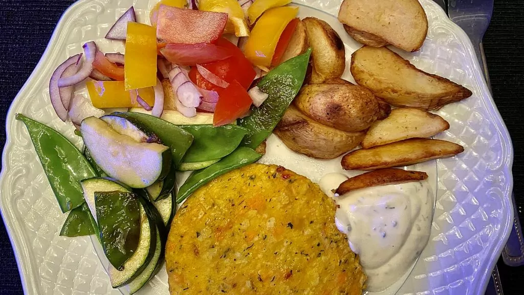 Nya matvanor - veggobiff med potatis och grönsaker